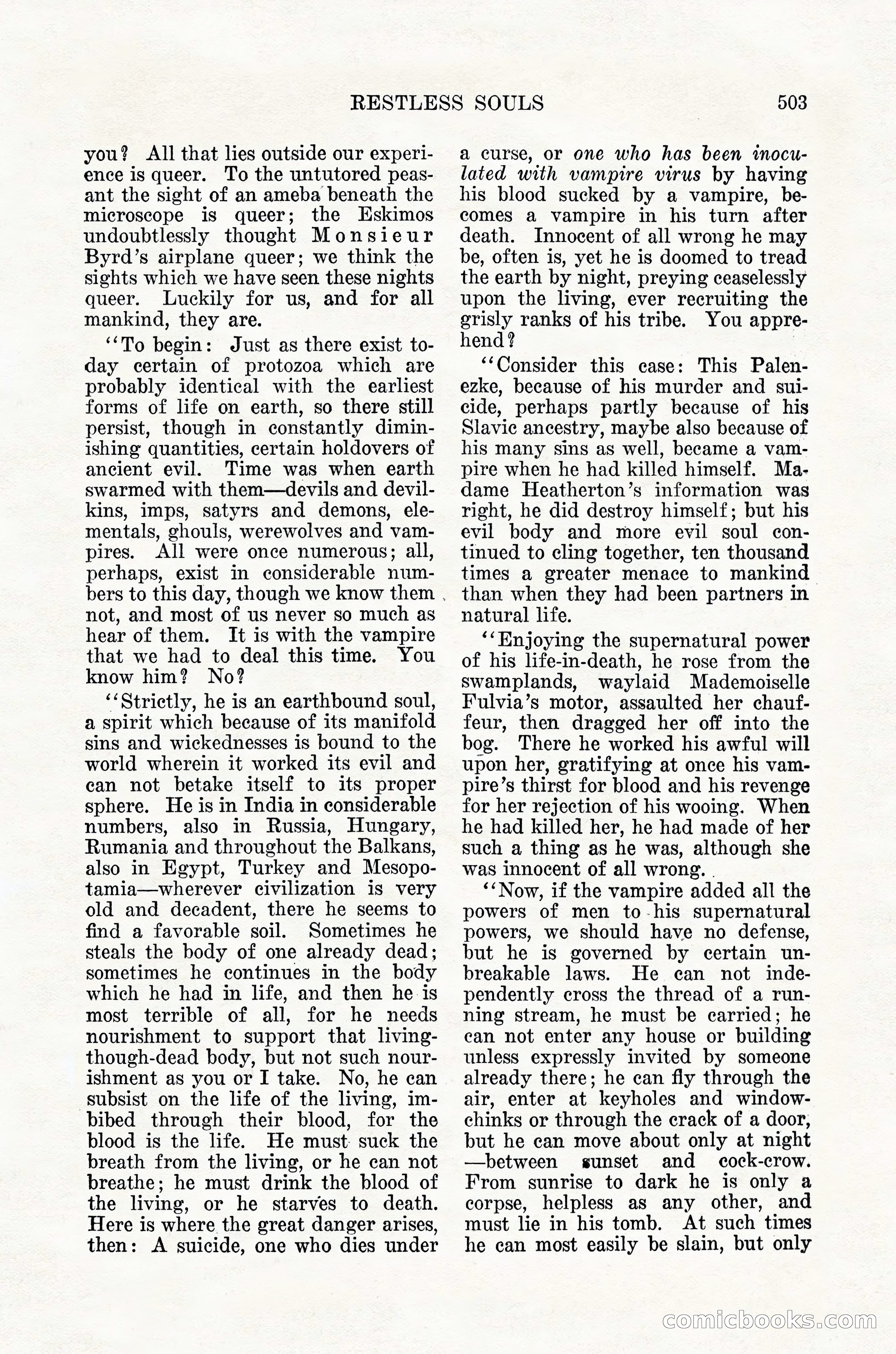 Weird Tales, Vol. 12, No. 4 — page 73 of 148