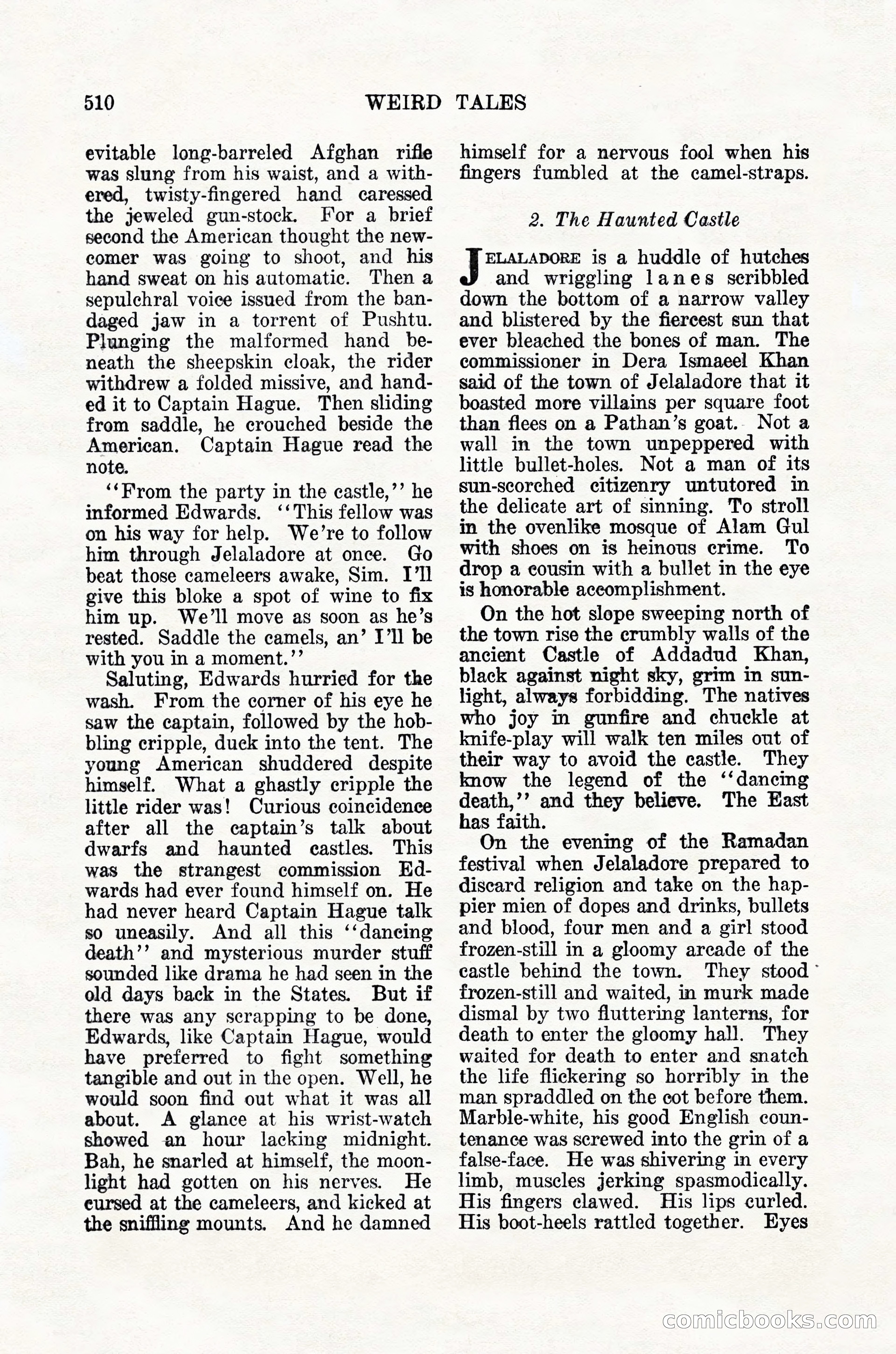 Weird Tales, Vol. 12, No. 4 — page 80 of 148