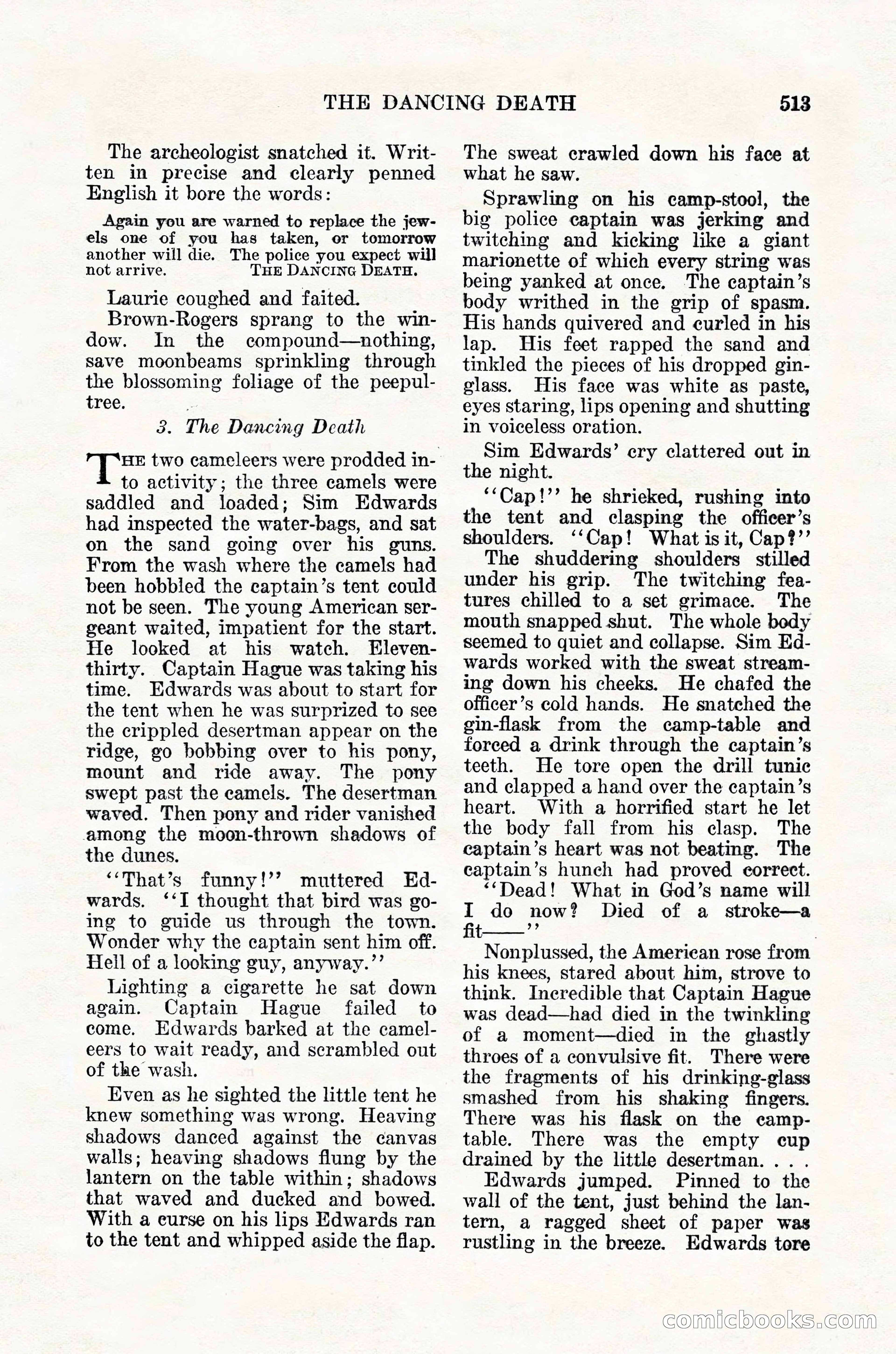 Weird Tales, Vol. 12, No. 4 — page 83 of 148
