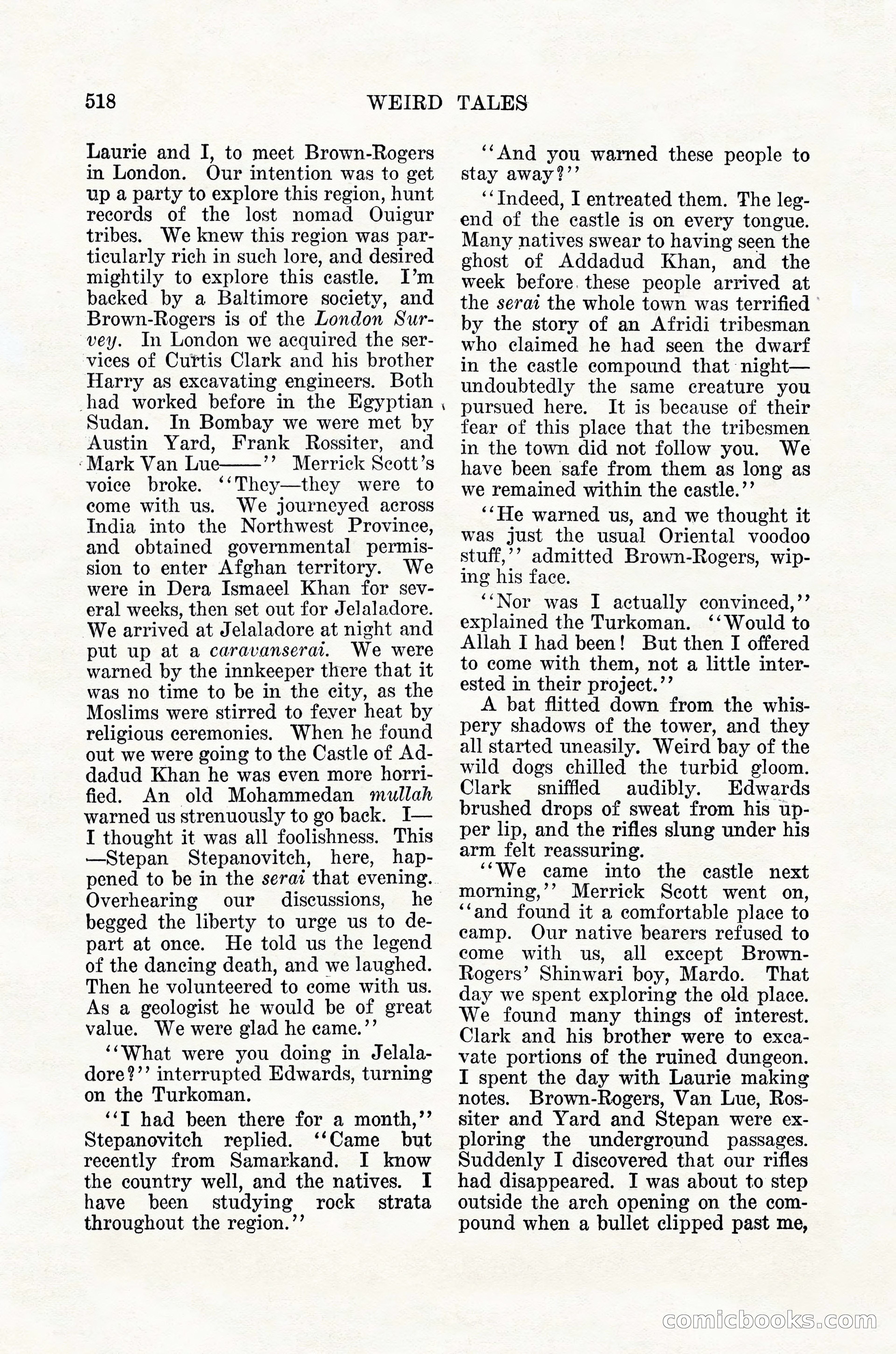 Weird Tales, Vol. 12, No. 4 — page 88 of 148
