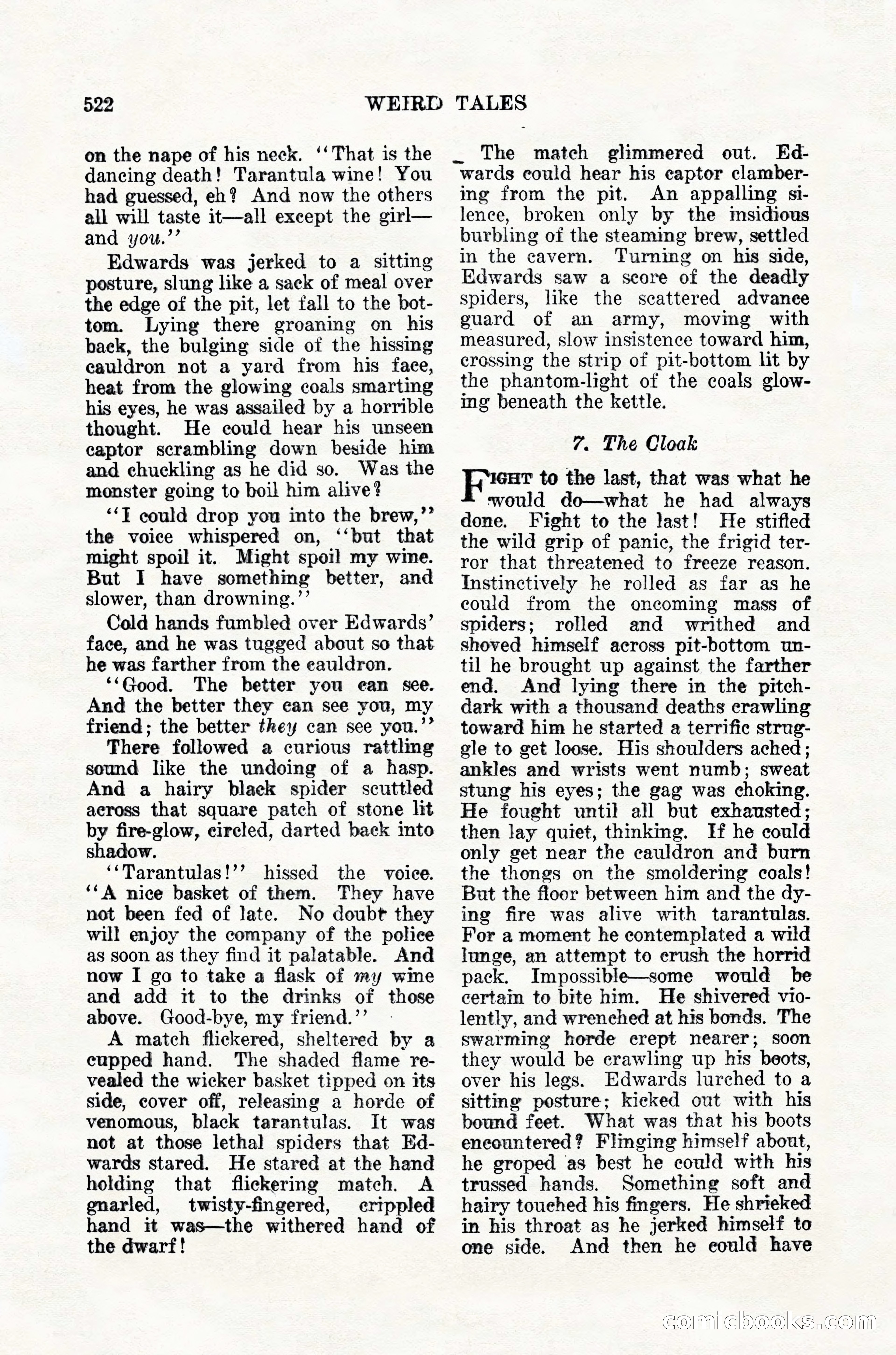 Weird Tales, Vol. 12, No. 4 — page 92 of 148