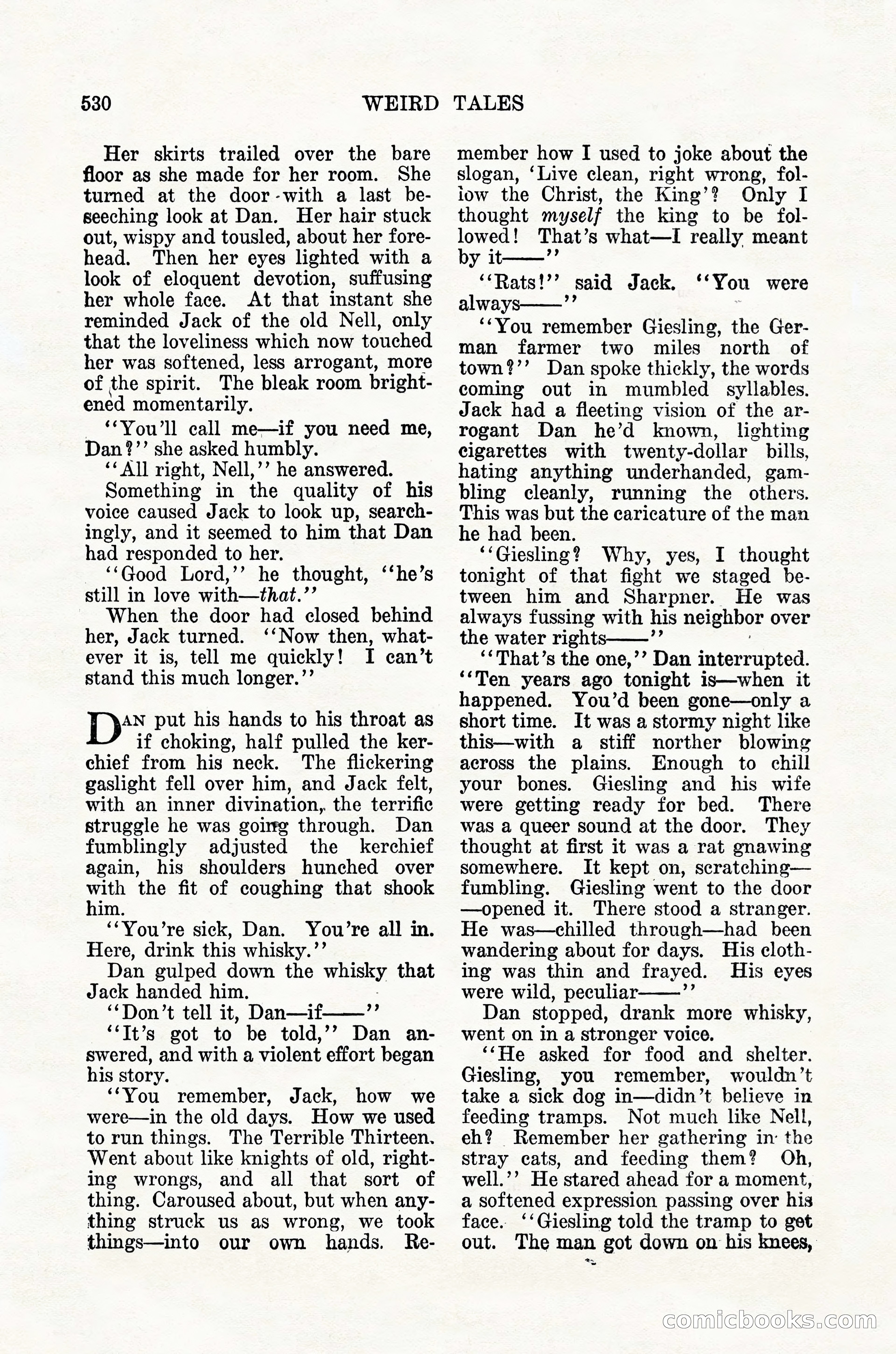 Weird Tales, Vol. 12, No. 4 — page 100 of 148
