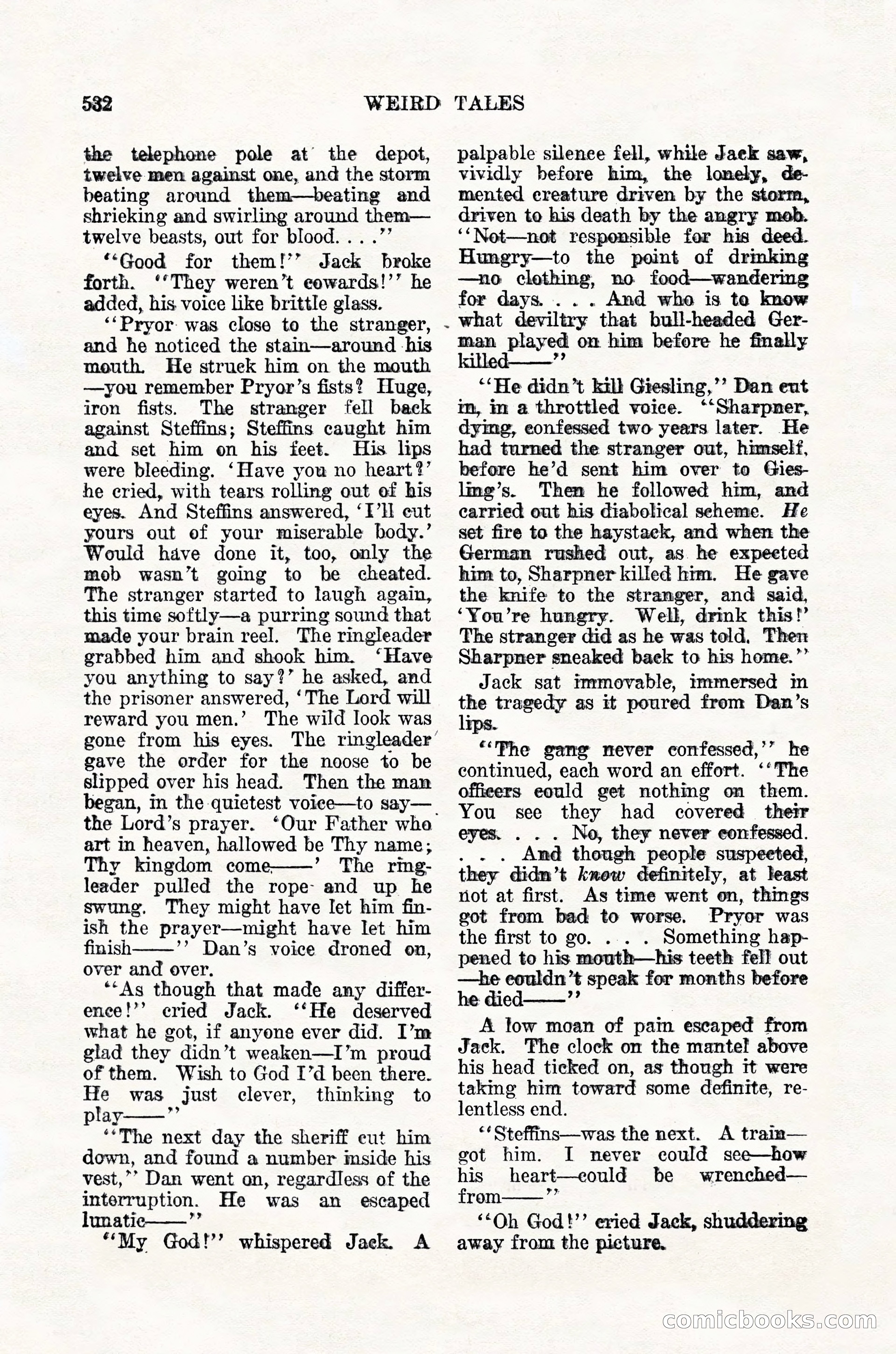 Weird Tales, Vol. 12, No. 4 — page 102 of 148