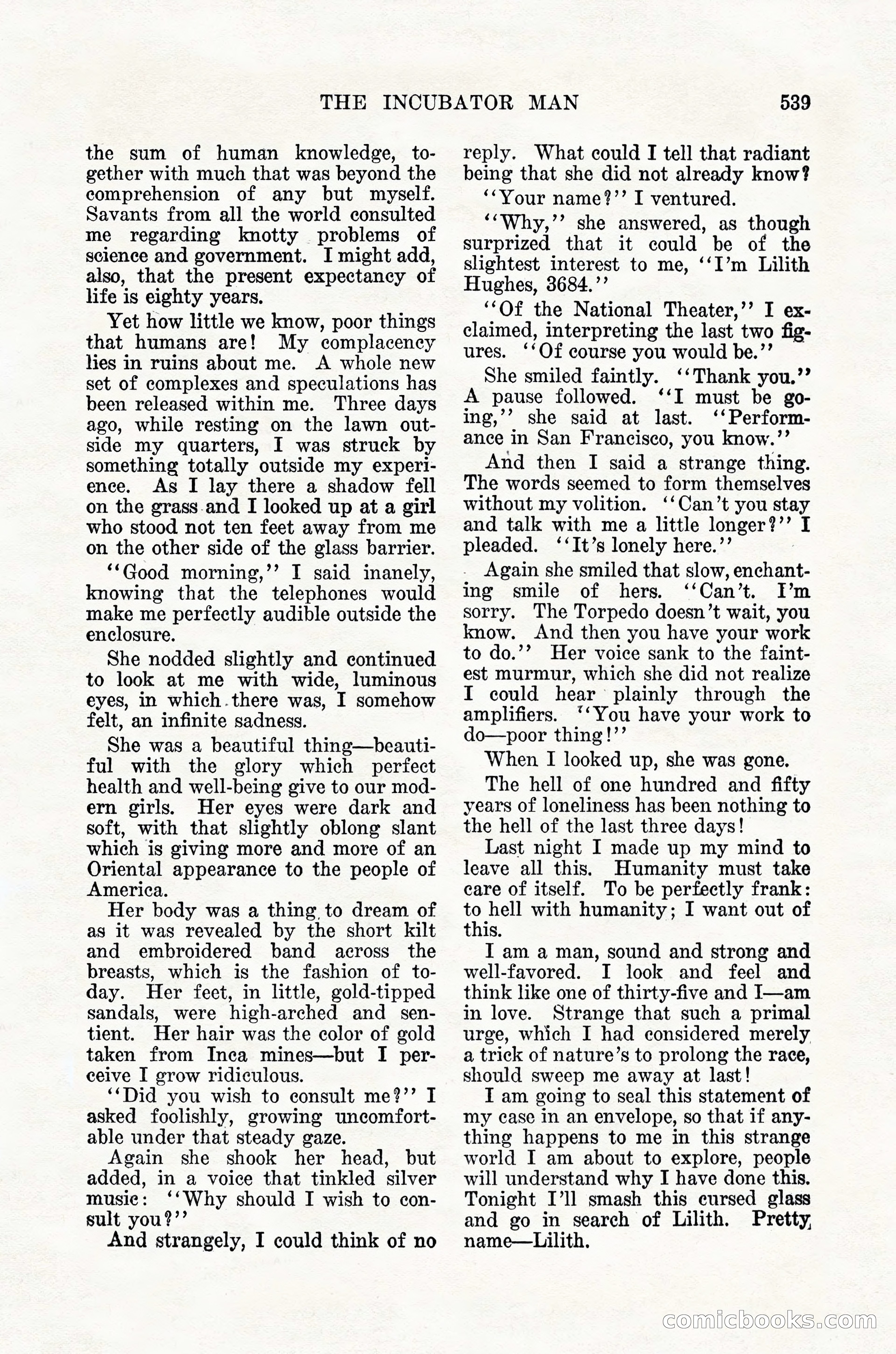 Weird Tales, Vol. 12, No. 4 — page 109 of 148