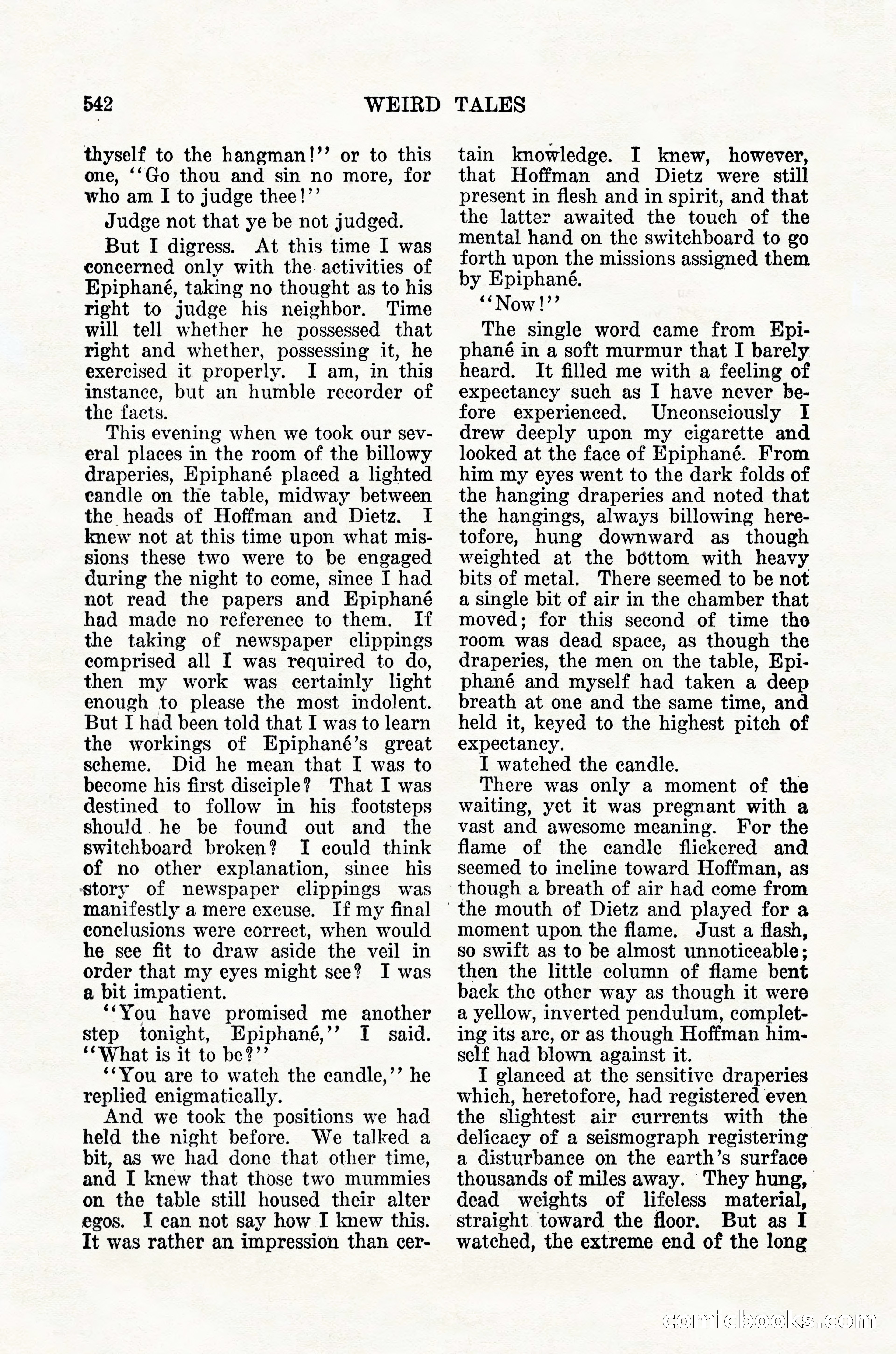 Weird Tales, Vol. 12, No. 4 — page 112 of 148