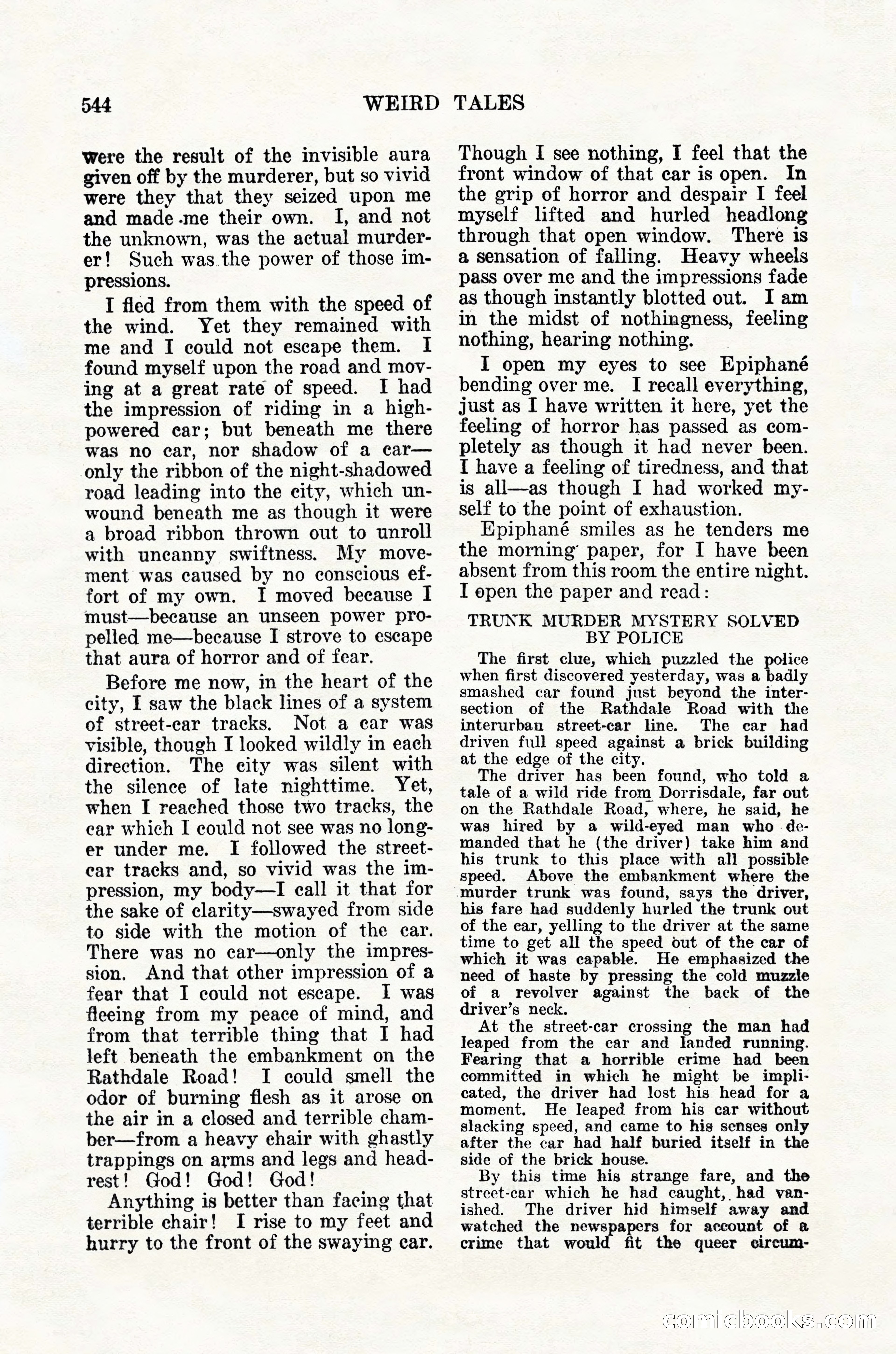 Weird Tales, Vol. 12, No. 4 — page 114 of 148