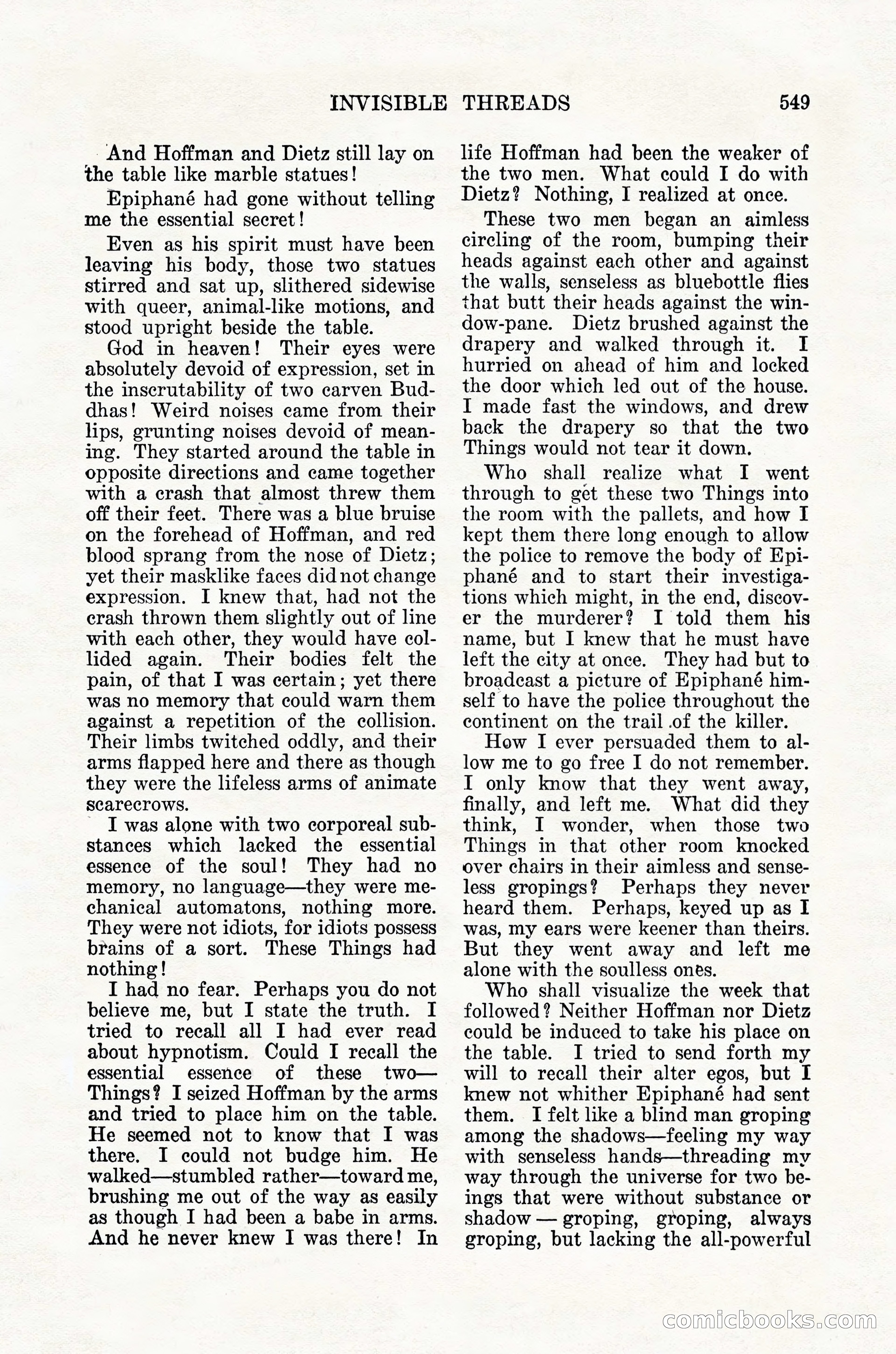 Weird Tales, Vol. 12, No. 4 — page 119 of 148