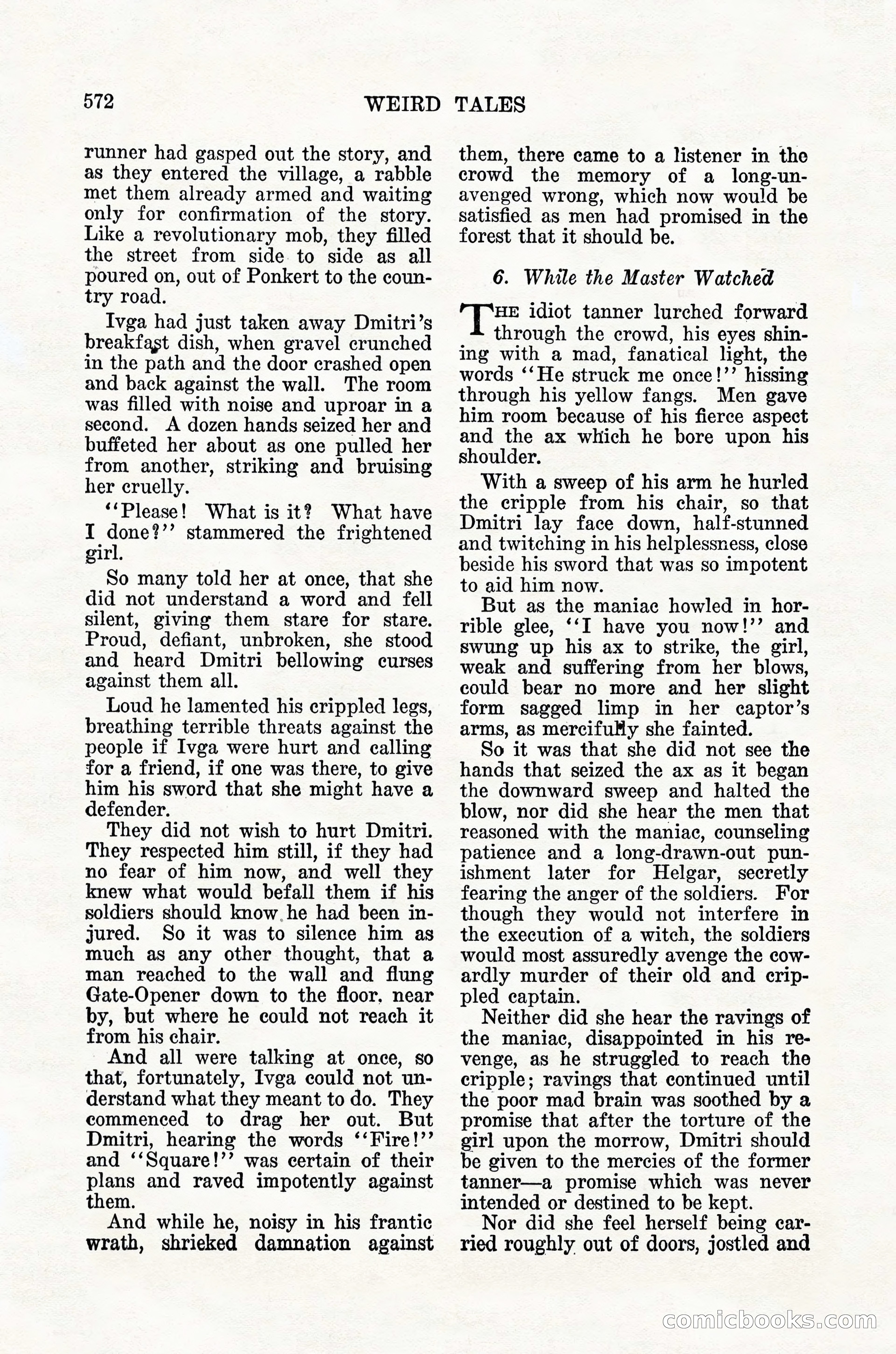 Weird Tales, Vol. 12, No. 4 — page 142 of 148