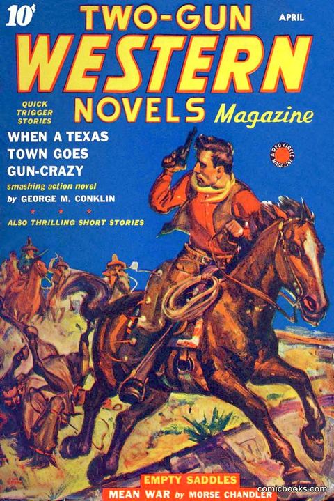 Two-Gun Western Novels Magazine, April 1942