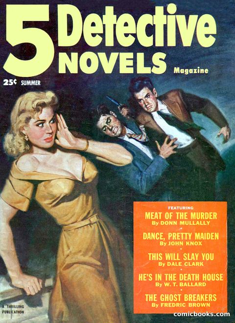 5 Detective Novels Magazine Cover