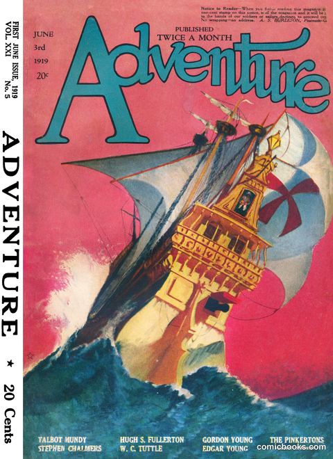 Adventure Magazine, June 3, 1919