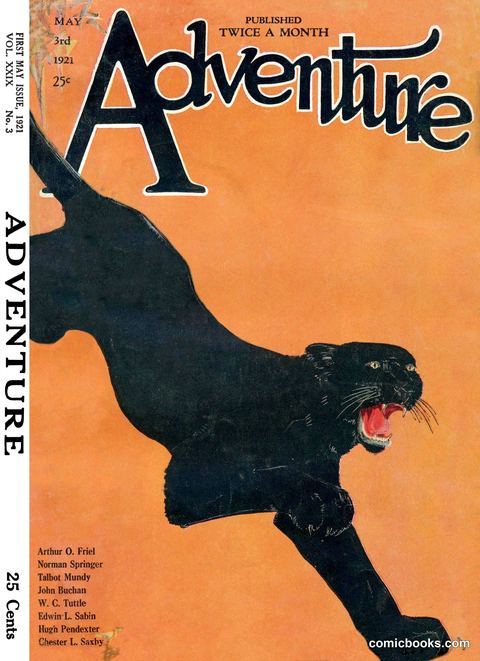 Adventure Magazine, May 3, 1921