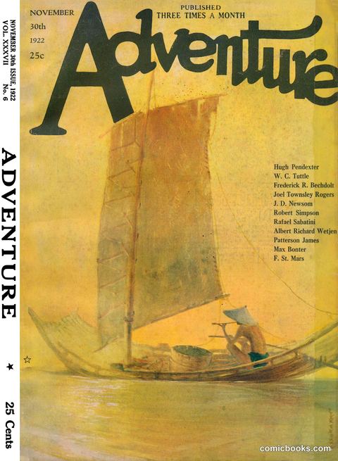 Adventure Magazine, November 30, 1922