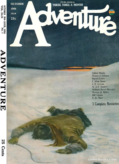 Adventure Magazine Cover