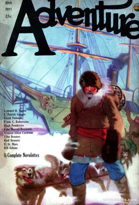 Adventure Magazine Cover, June 20, 1925