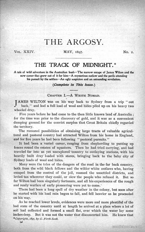The Argosy, Vol. XXIV No. 2