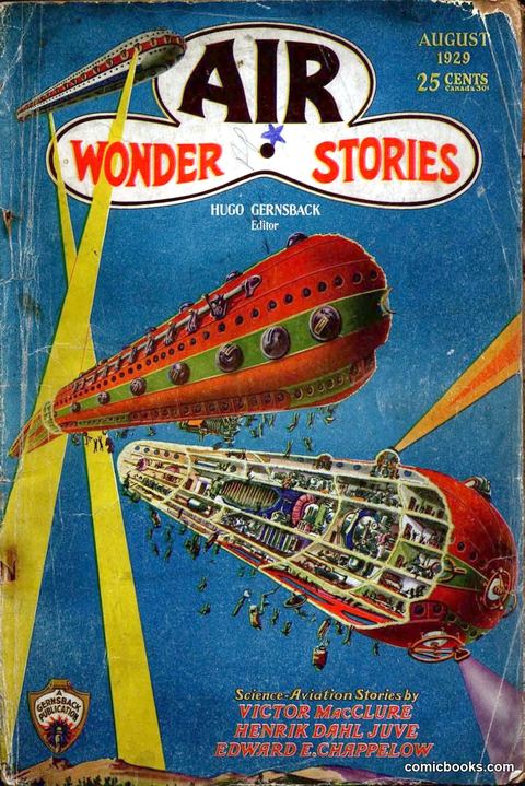 Air Wonder Stories, August 1929