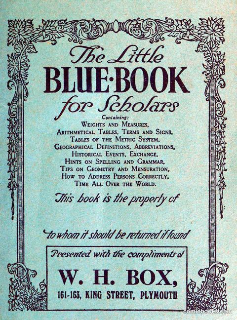 The Little Blue Book for Scholars