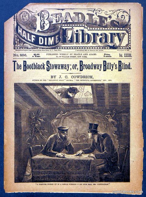 The Bootblack Stowaway; or, Broadway Billy's Blind