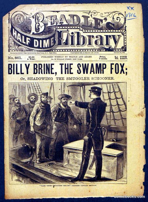 Billy Brine, the Swamp Fox; or, Shadowing the Smuggler Schooner
