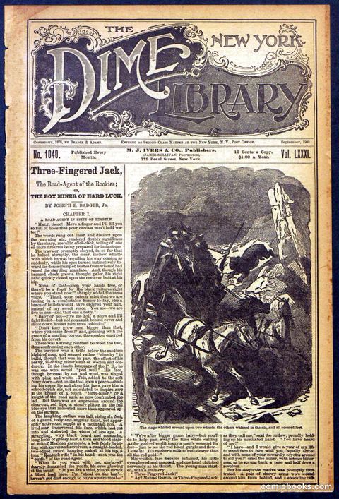 The New York Dime Library, No. 1040 (September 1900)