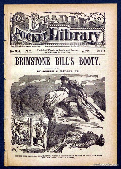 Beadle's Pocket Library No. 384: Brimstone Bill's Booty