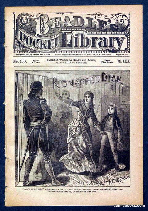 Beadle's Pocket Library No. 450: 'Kidnapped Dick'