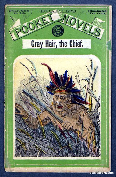 Beadle's Pocket Novels No. 249: Gray Hair, the Chief