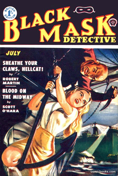 Black Mask Detective, July 1952