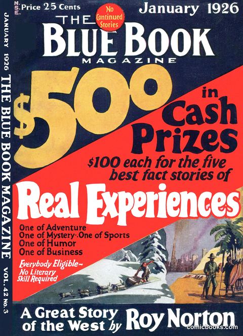 The Blue Book Magazine, January 1926