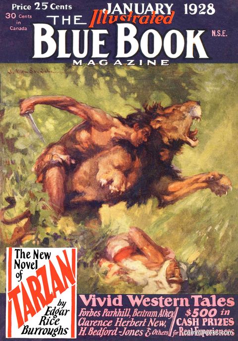 The Illustrated Blue Book Magazine, January 1928