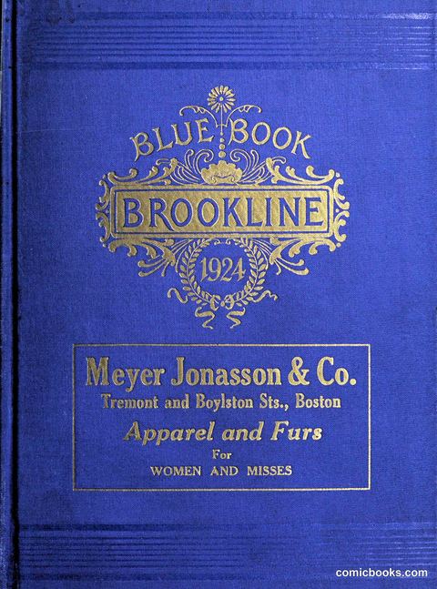 Blue Book of Brookline and Longwood