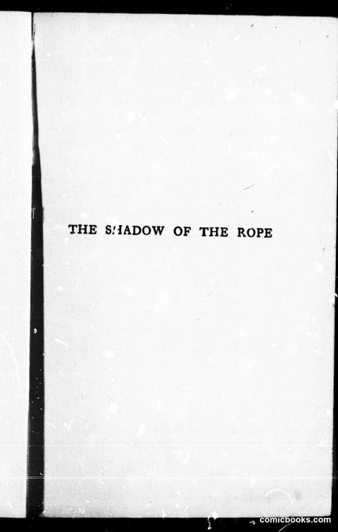 The Shadow of the Rope