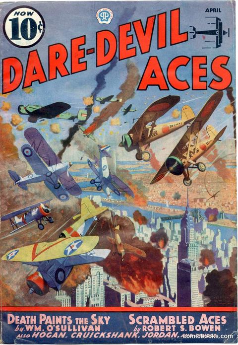 Dare-Devil Aces, April 1937
