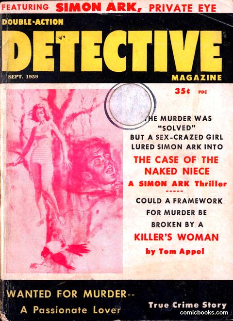 Double Action Detective Magazine, September 1959