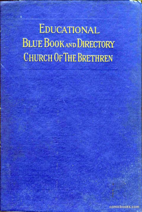 Educational Blue Book and Directory Church of the Brethren