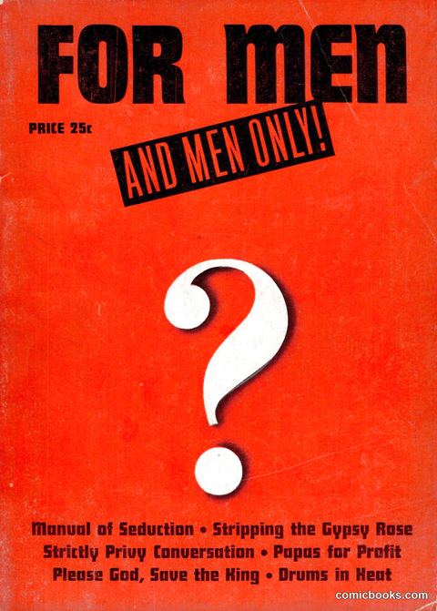 For Men—and Men Only