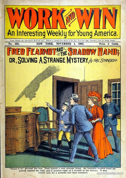 Fred Fearnot and the Shadow Hand; or, Solving a Strange Mystery