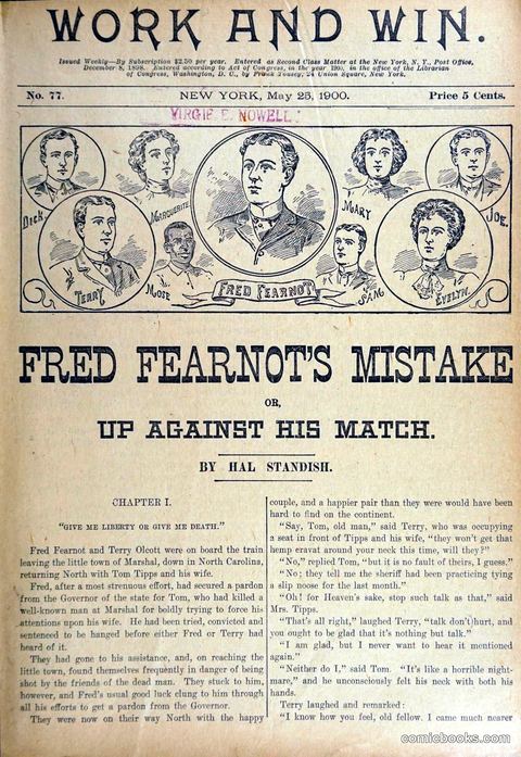 Fred Fearnot's Mistake, or, Up Against His Match
