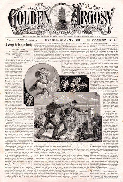 The Golden Argosy, Vol. I, No. 18