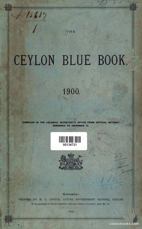 The Ceylon Blue Book