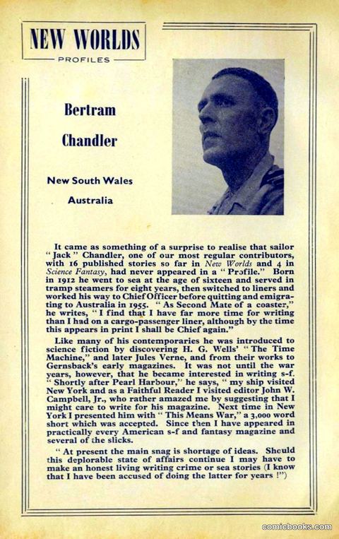 New Worlds Magazine Profile: Bertram Chandler