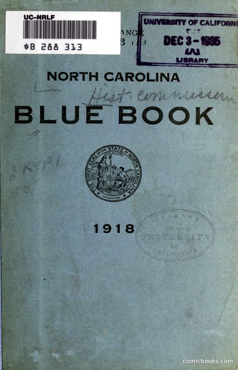 North Carolina Blue Book