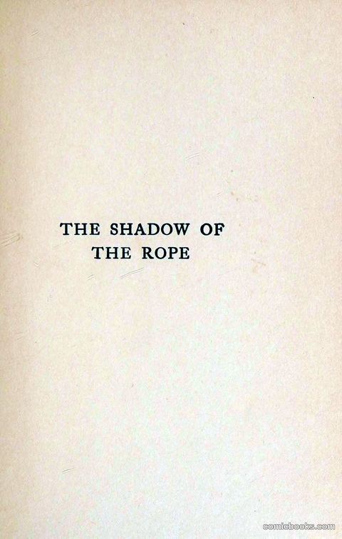 The Shadow of the Rope