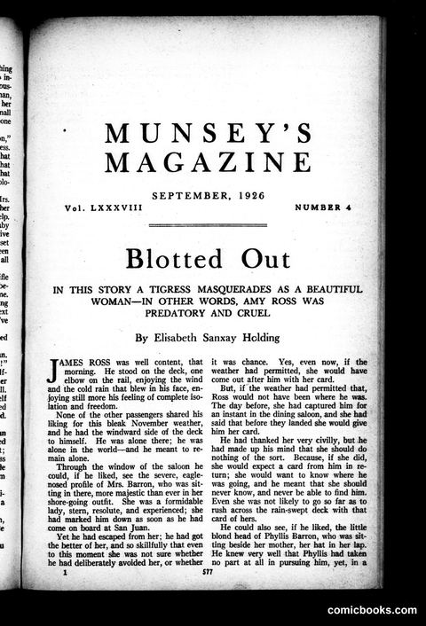 Munsey's Magazine, September 1926