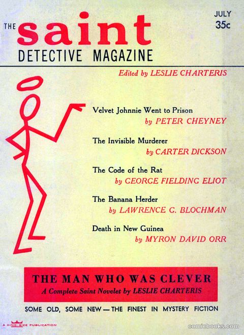 The Saint Detective Magazine, July 1956
