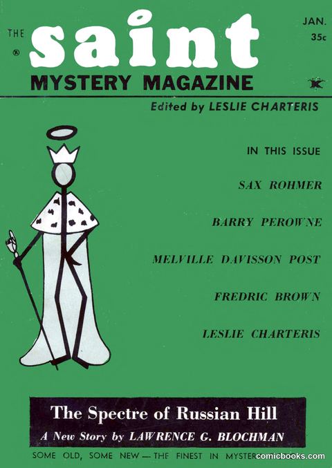 The Saint Mystery Magazine, January 1963