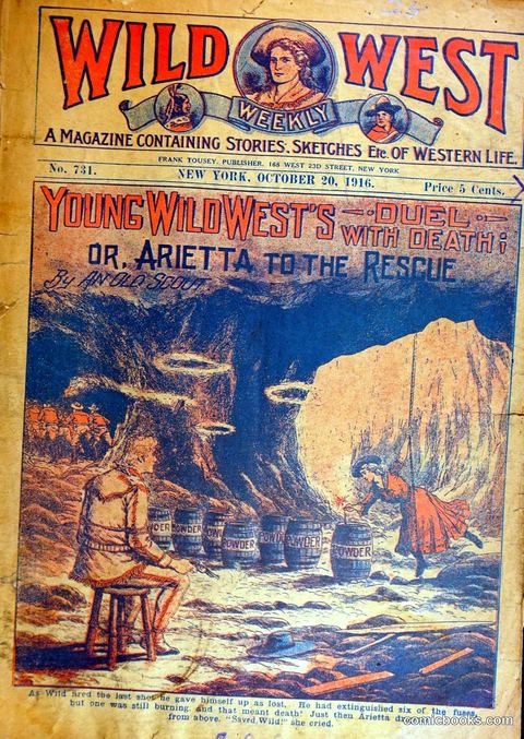 Young Wild West's Duel with Death, or, Arietta to the Rescue