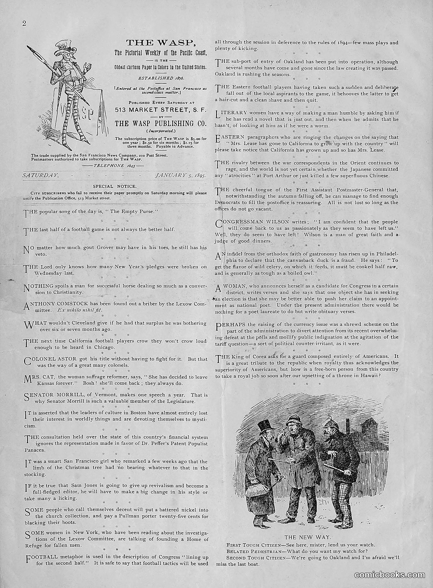 The Wasp — 1895 — page 9: The Wasp, 1895