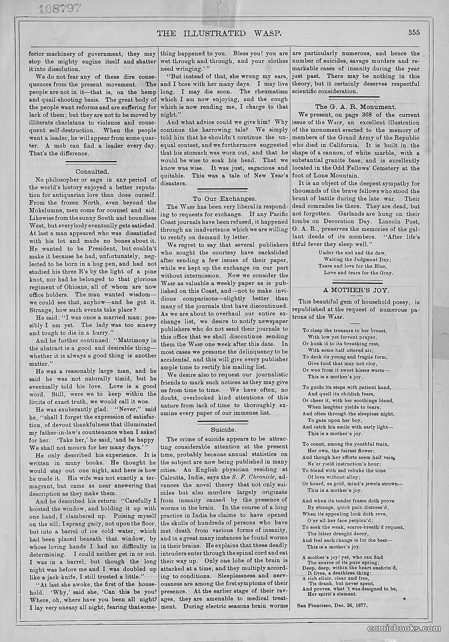 The Wasp — 1878 — page 10: The Wasp, 1878